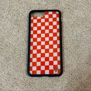 Wildflower Checkers iPhone 6+/7+/8+ Plus Case